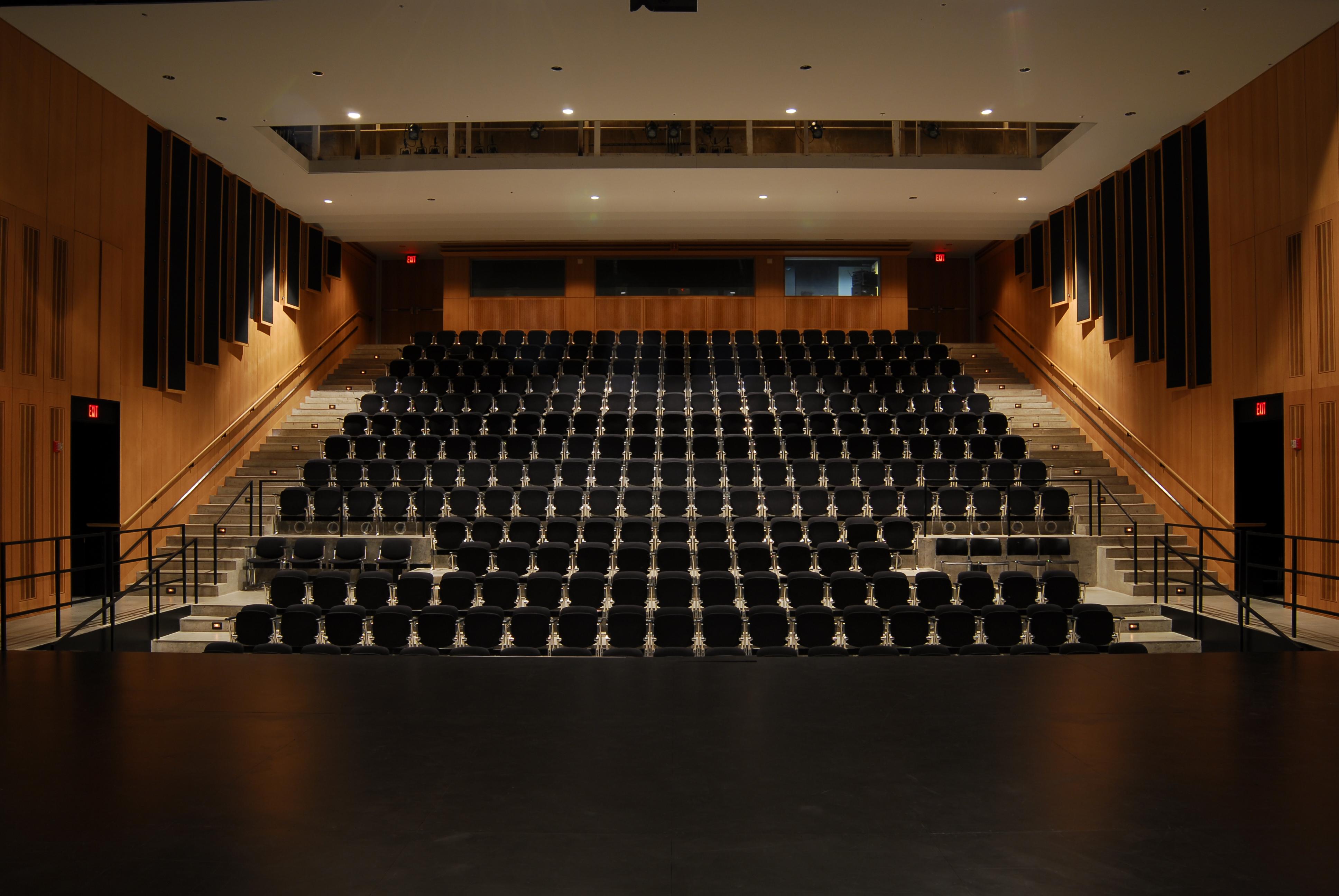 view of auditorium from stage