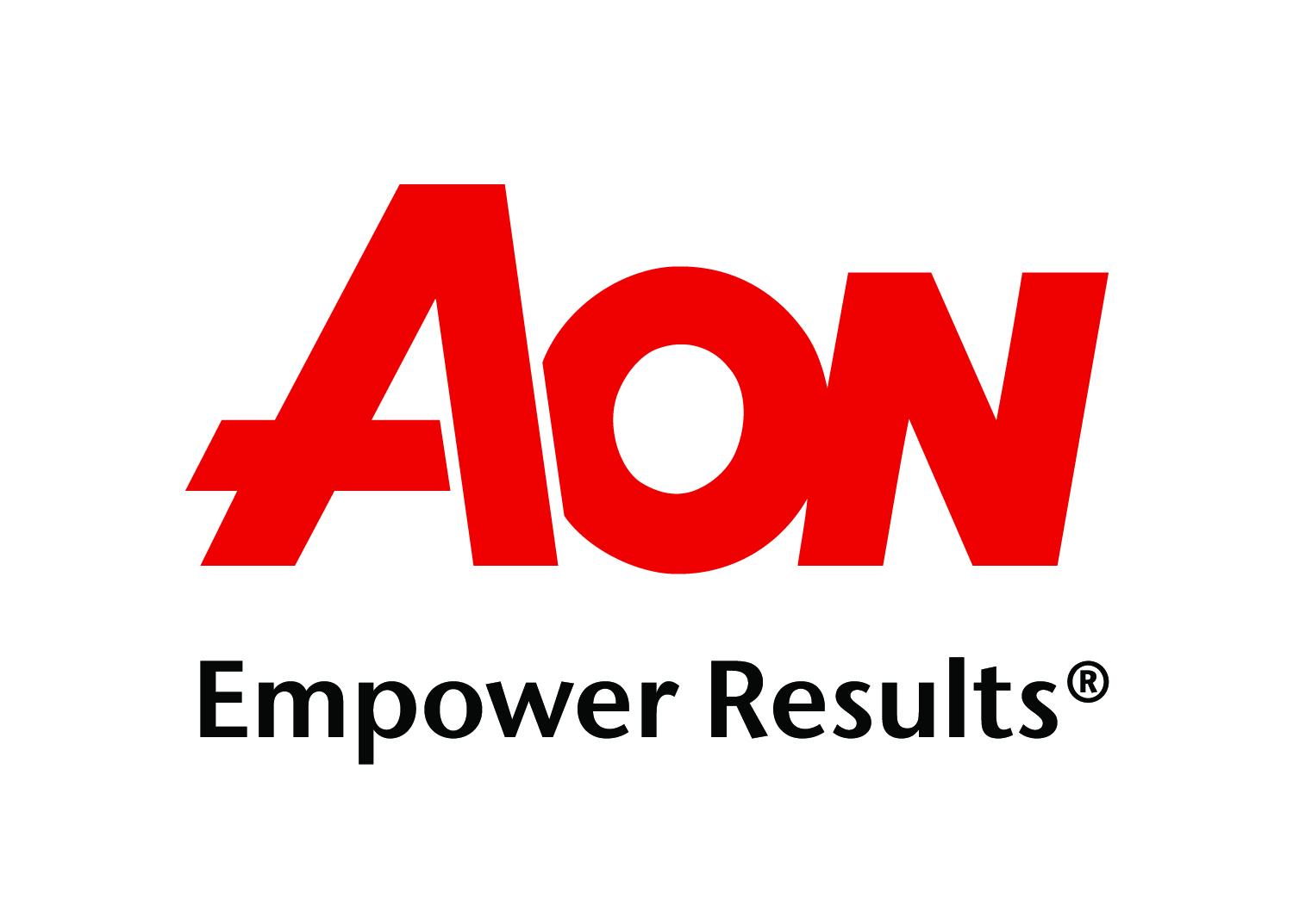 Aon company logo.