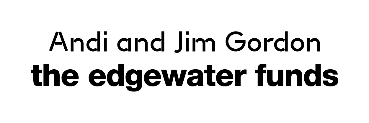 Andi y Jim Gordon, el logotipo de los fondos edgewater