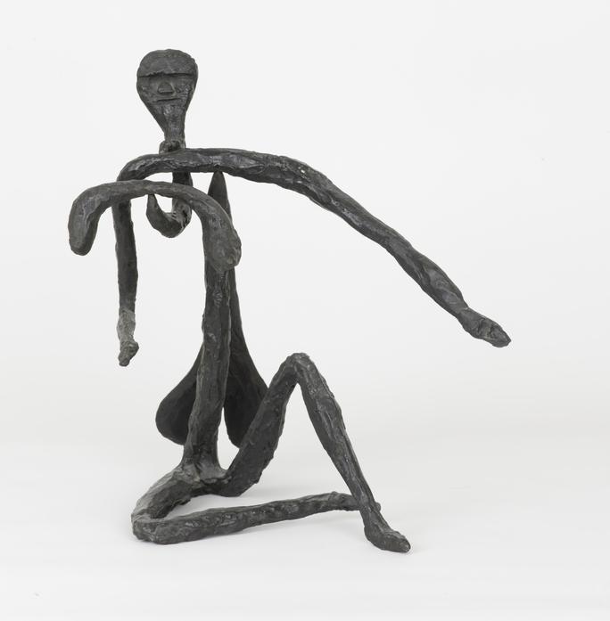 bronze sculpture, limbs balancing on point