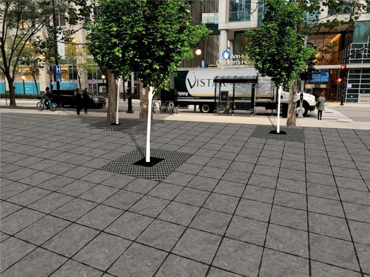 Rendering of pavers project