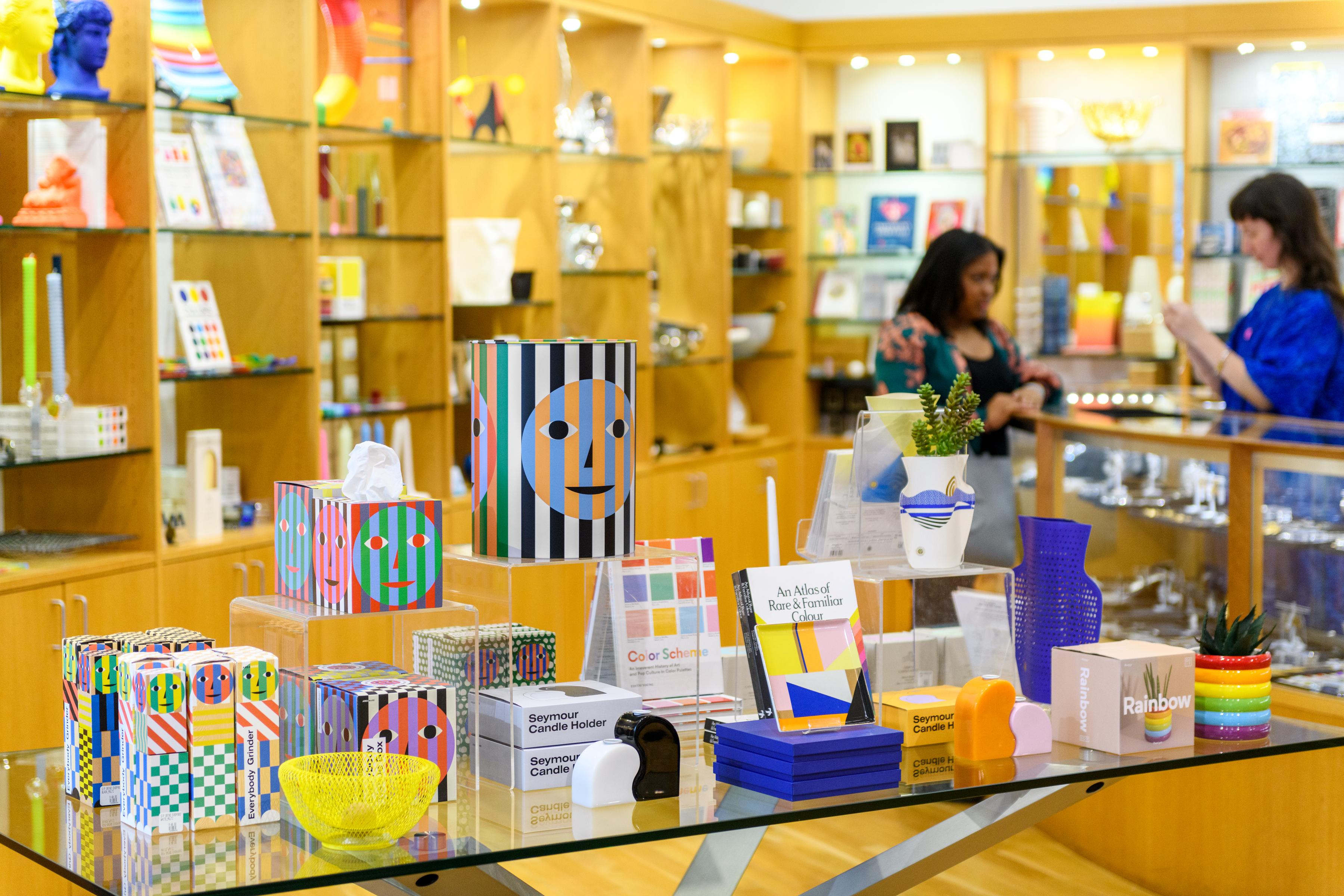 interior view of the MCA store